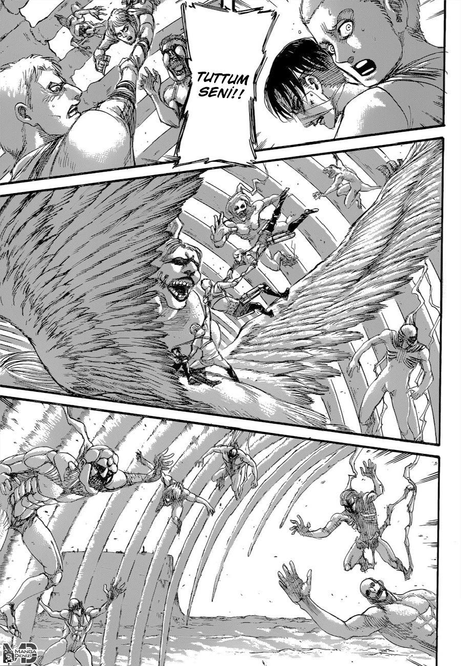 Attack on Titan mangasının 135 bölümünün 42. sayfasını okuyorsunuz.