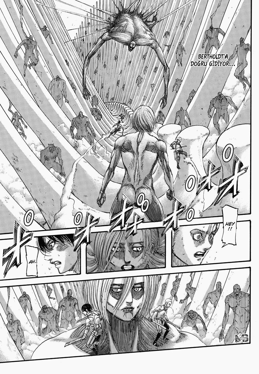 Attack on Titan mangasının 136 bölümünün 38. sayfasını okuyorsunuz.