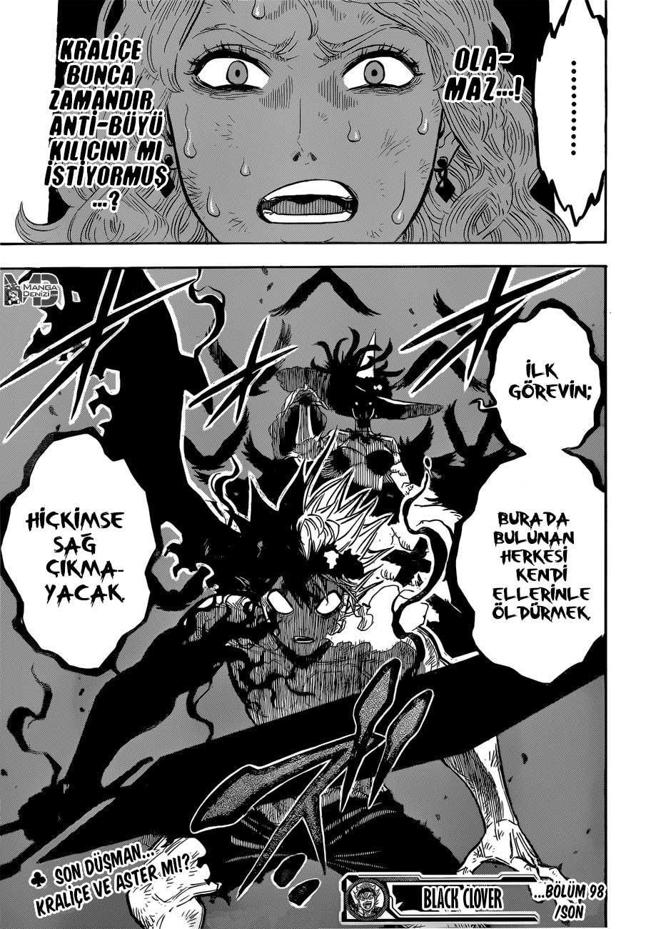 Black Clover mangasının 098 bölümünün 19. sayfasını okuyorsunuz.