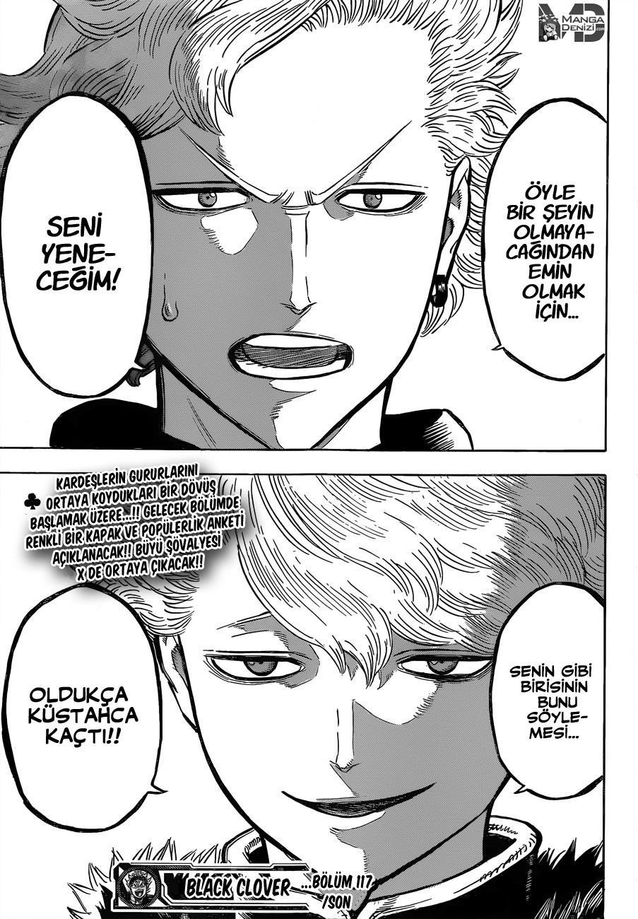 Black Clover mangasının 117 bölümünün 18. sayfasını okuyorsunuz.