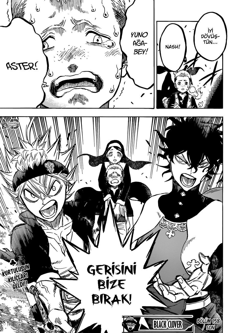 Black Clover mangasının 158 bölümünün 17. sayfasını okuyorsunuz.