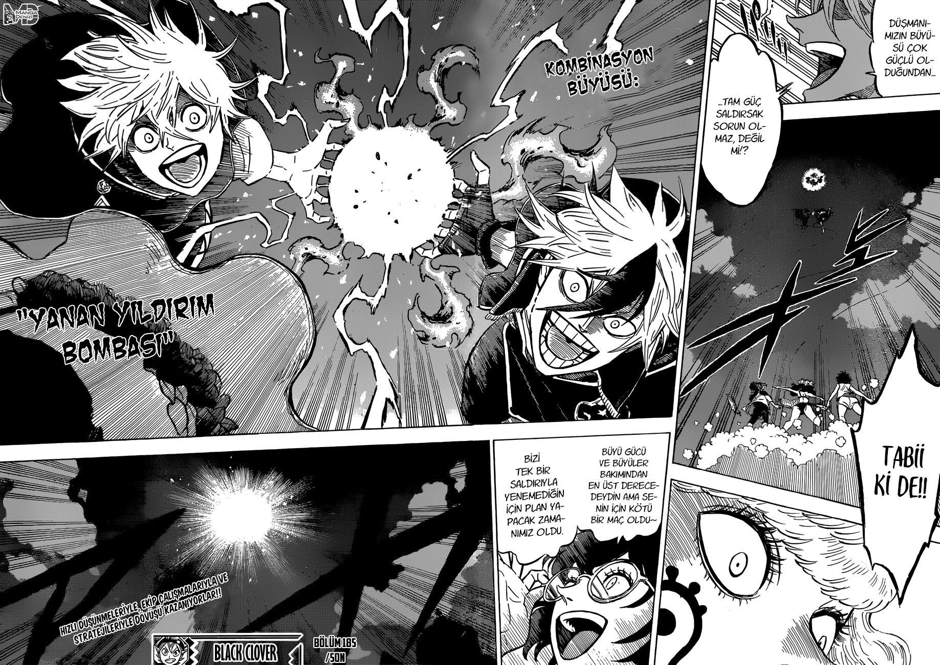 Black Clover mangasının 185 bölümünün 14. sayfasını okuyorsunuz.