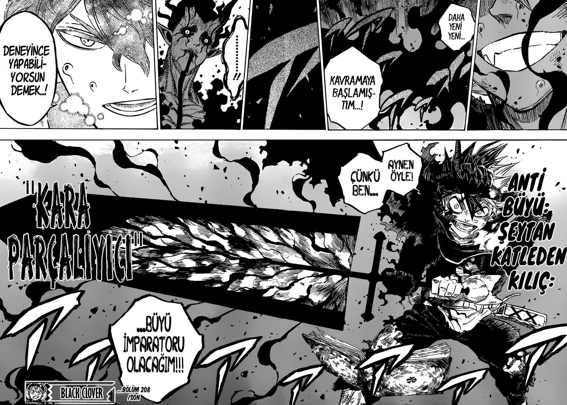 Black Clover mangasının 208 bölümünün 13. sayfasını okuyorsunuz.