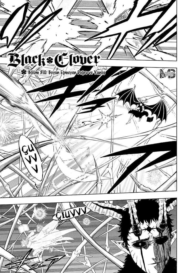 Black Clover mangasının 310 bölümünün 2. sayfasını okuyorsunuz.