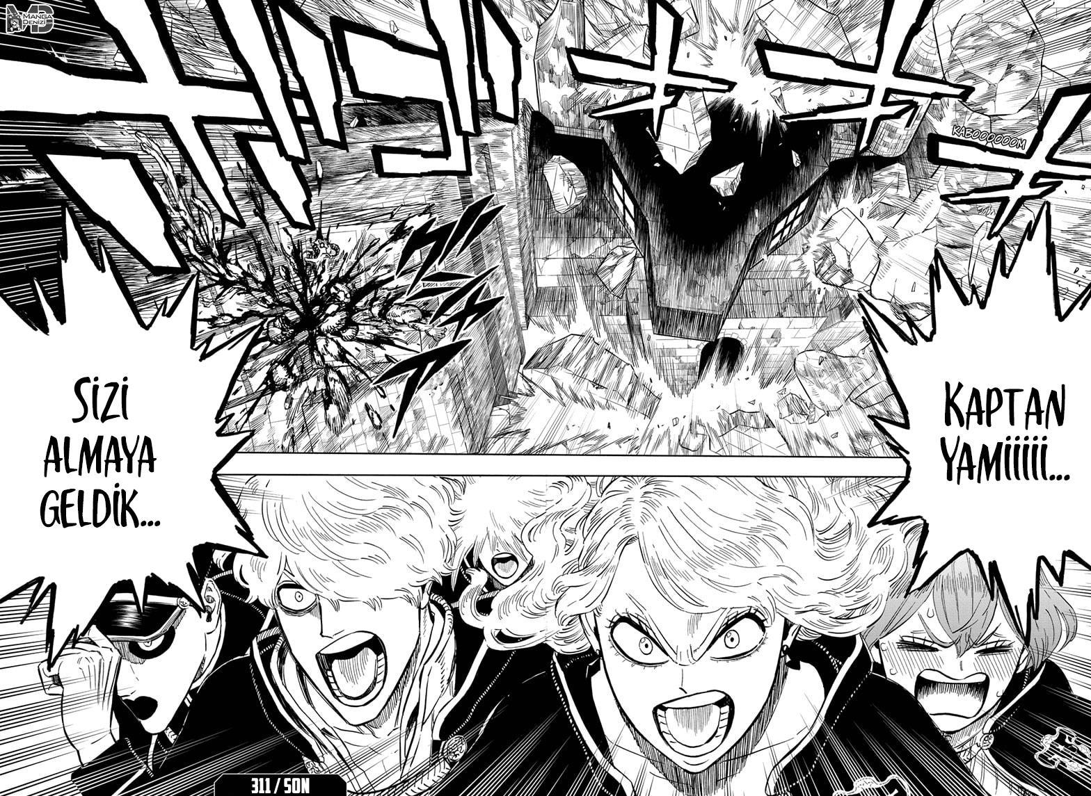 Black Clover mangasının 311 bölümünün 14. sayfasını okuyorsunuz.