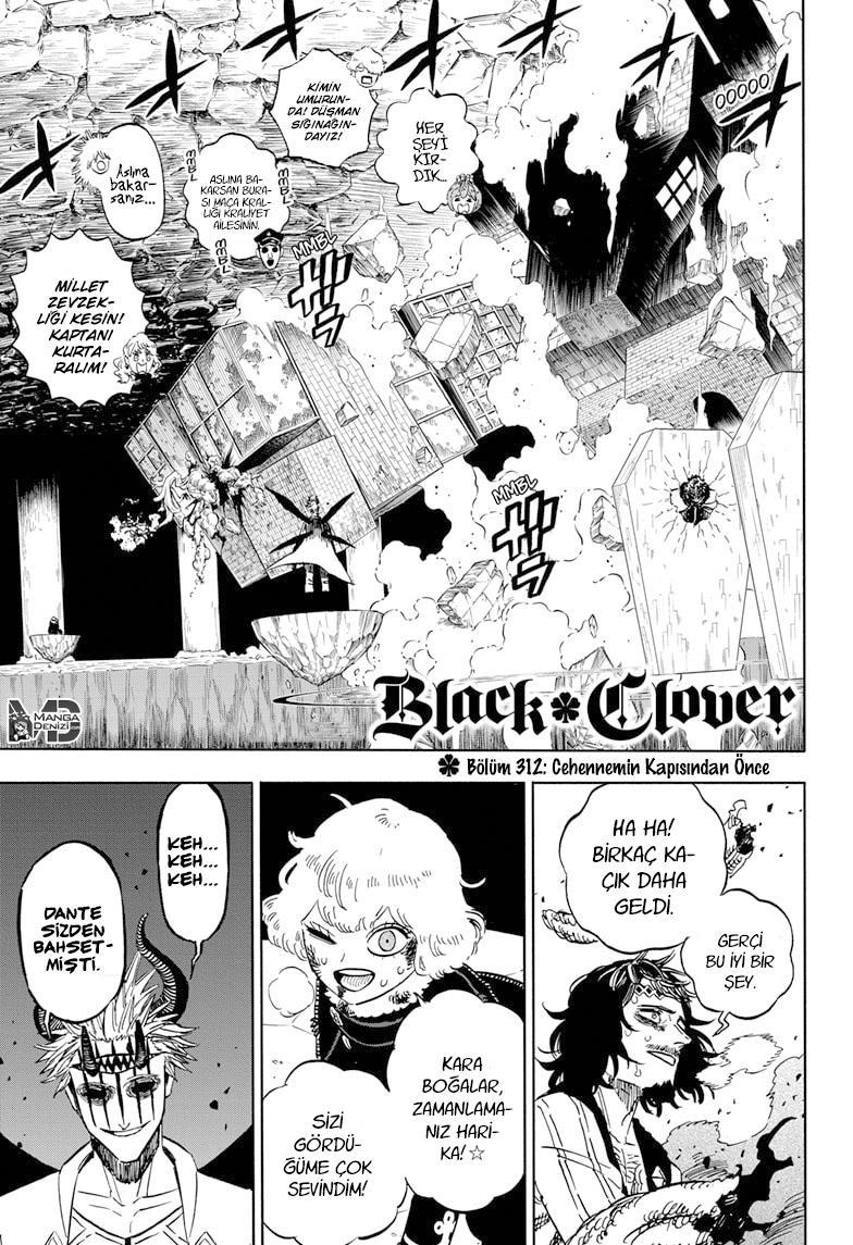 Black Clover mangasının 312 bölümünün 2. sayfasını okuyorsunuz.