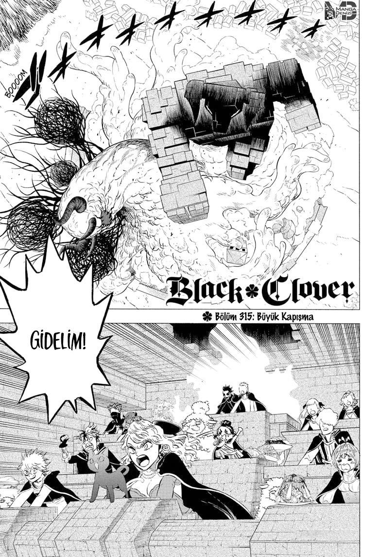 Black Clover mangasının 315 bölümünün 2. sayfasını okuyorsunuz.