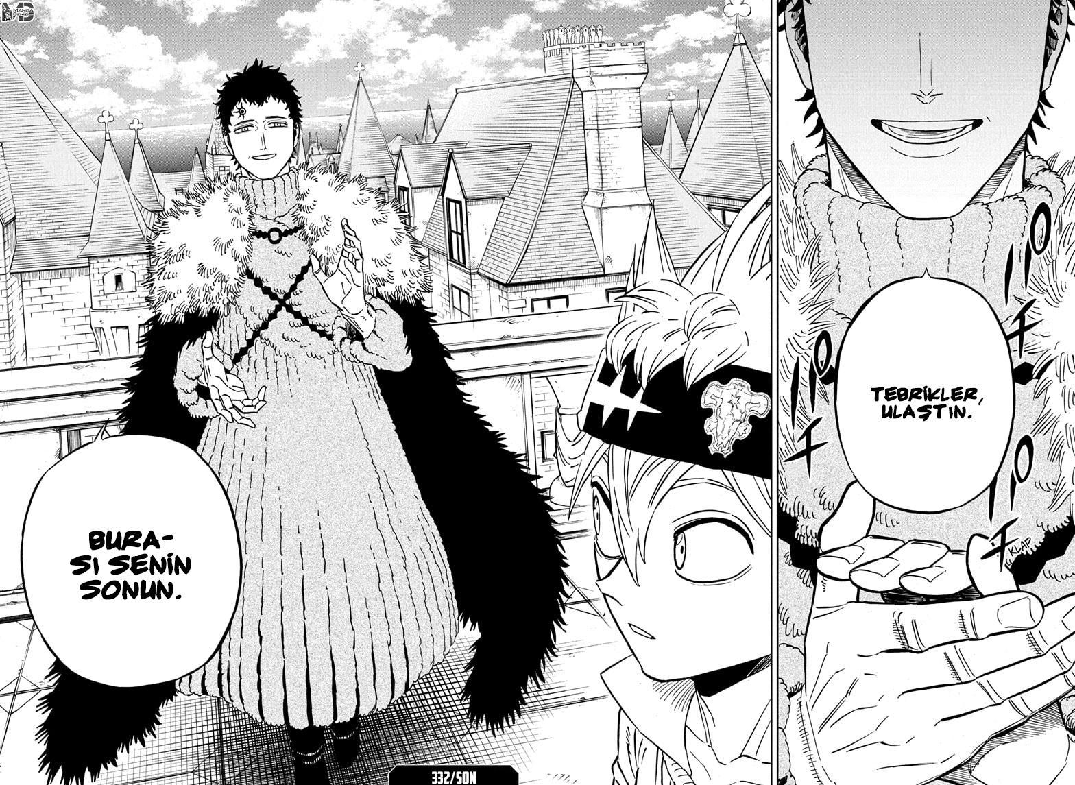 Black Clover mangasının 332 bölümünün 18. sayfasını okuyorsunuz.