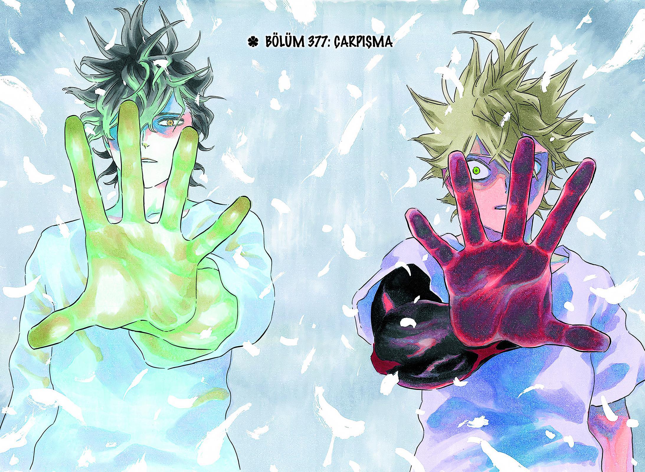 Black Clover mangasının 377 bölümünün 2. sayfasını okuyorsunuz.