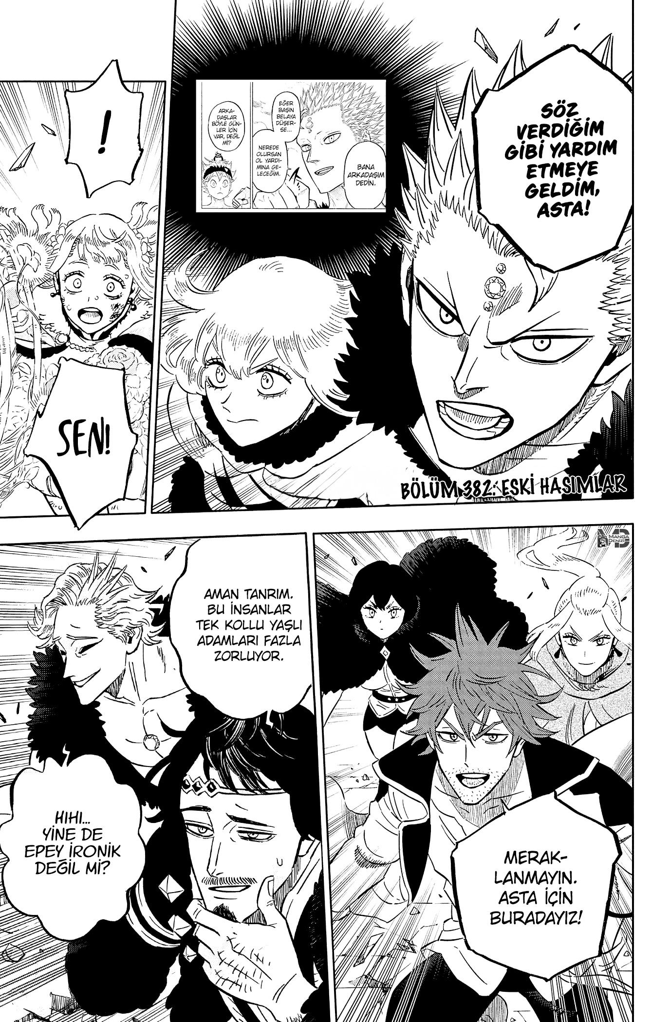 Black Clover mangasının 382 bölümünün 2. sayfasını okuyorsunuz.