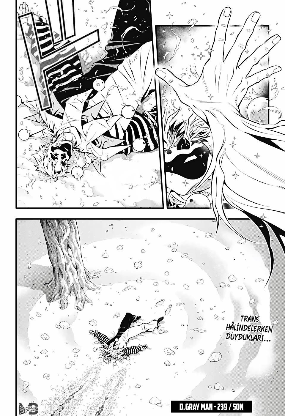 D.Gray-Man mangasının 239 bölümünün 18. sayfasını okuyorsunuz.