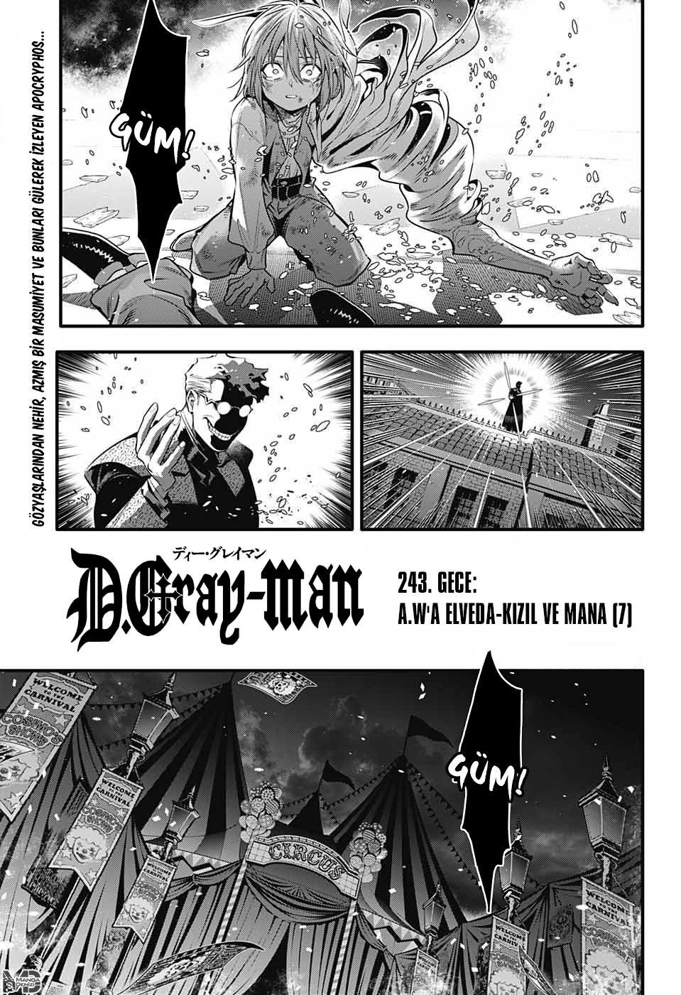 D.Gray-Man mangasının 243 bölümünün 6. sayfasını okuyorsunuz.