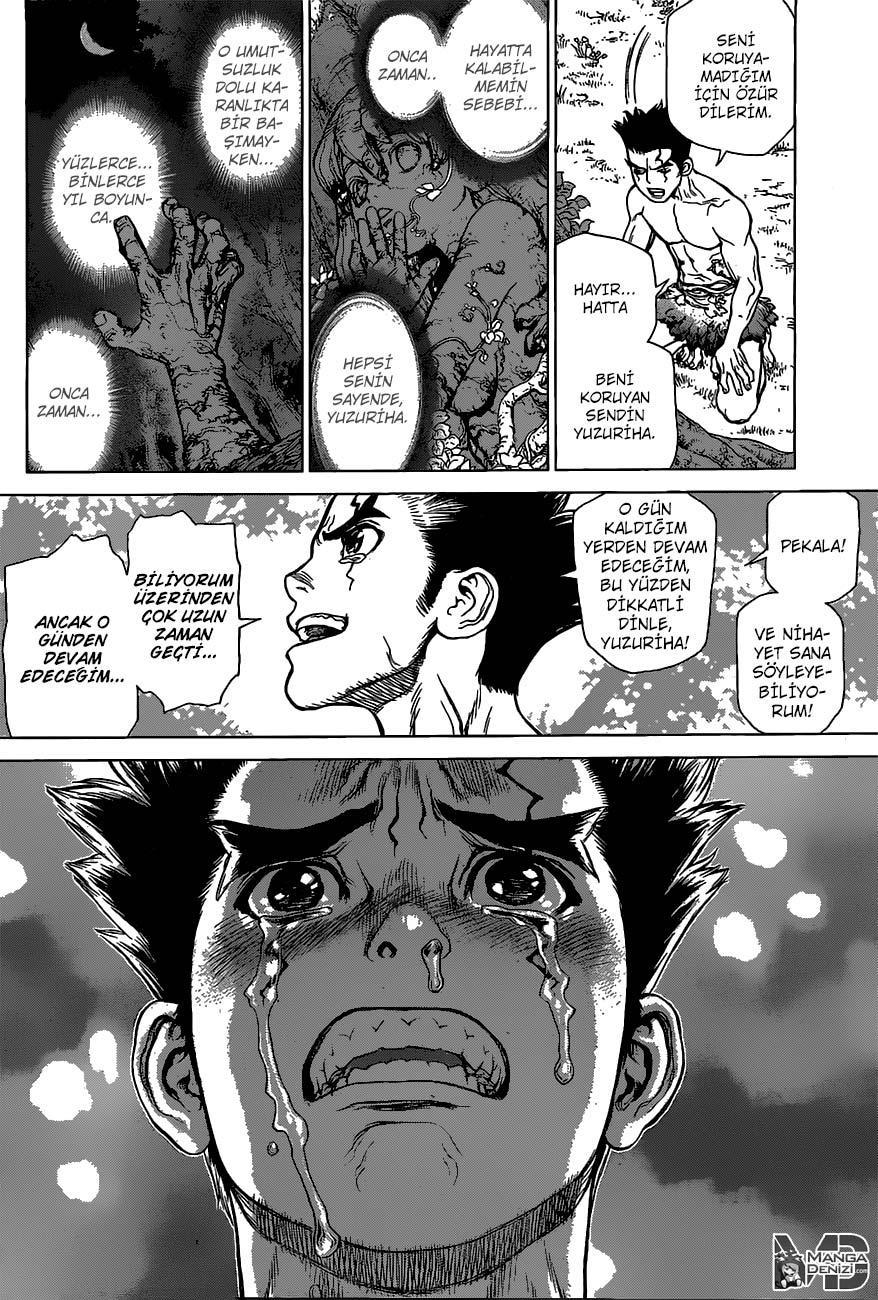 Dr. Stone mangasının 01 bölümünün 35. sayfasını okuyorsunuz.