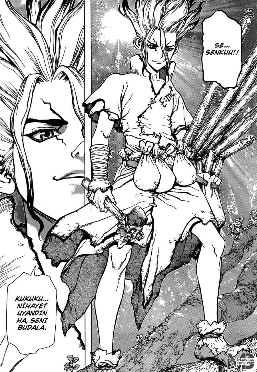 Dr. Stone mangasının 01 bölümünün 39. sayfasını okuyorsunuz.