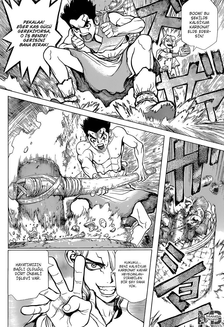 Dr. Stone mangasının 04 bölümünün 10. sayfasını okuyorsunuz.