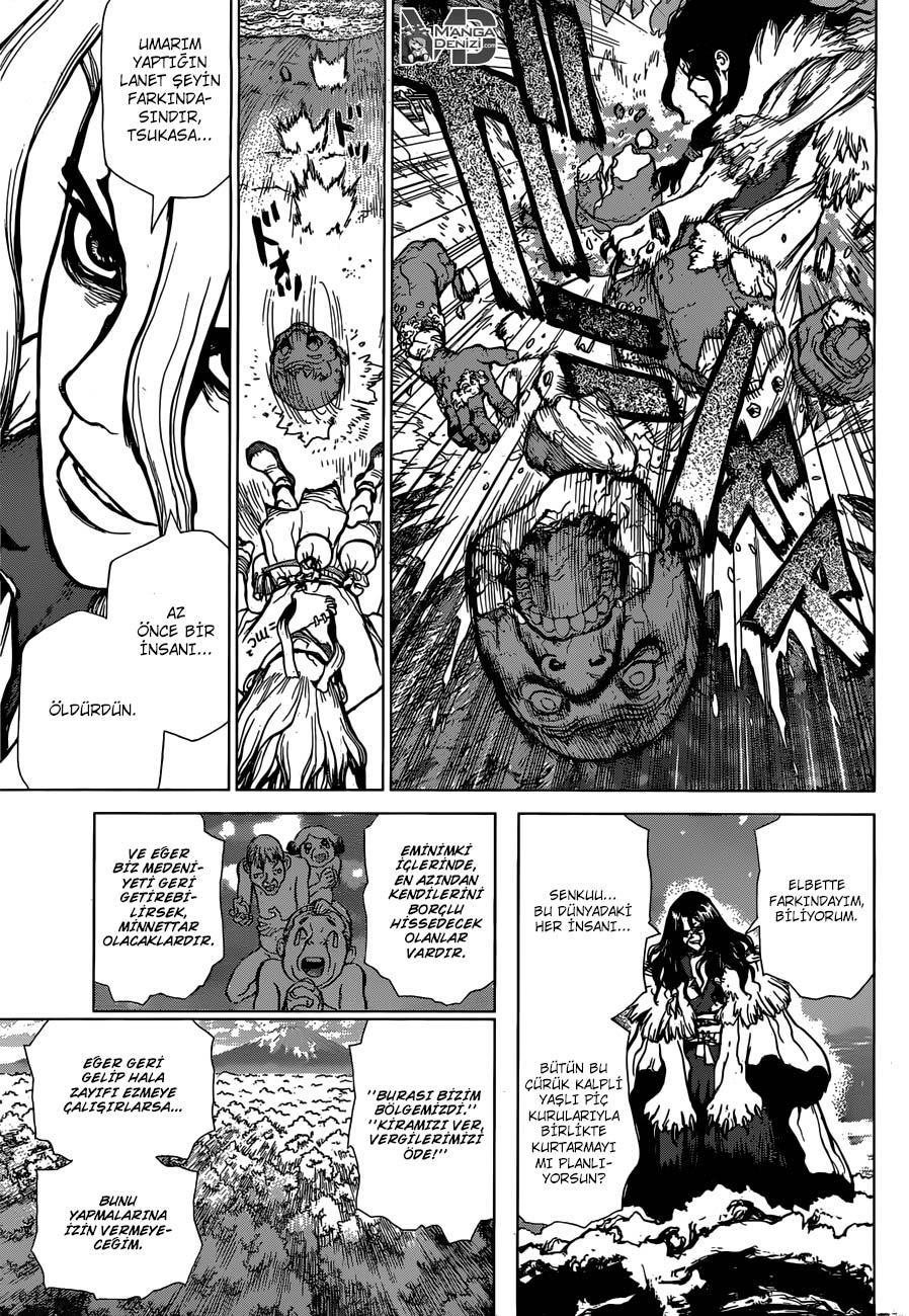 Dr. Stone mangasının 04 bölümünün 15. sayfasını okuyorsunuz.