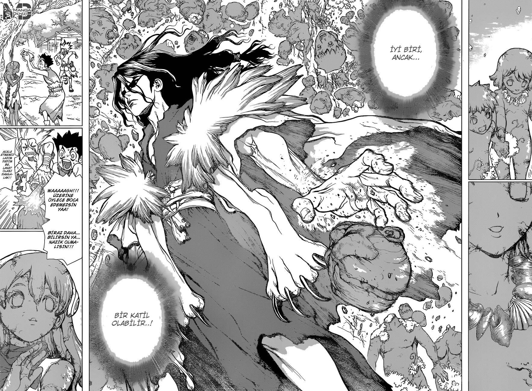 Dr. Stone mangasının 05 bölümünün 11. sayfasını okuyorsunuz.