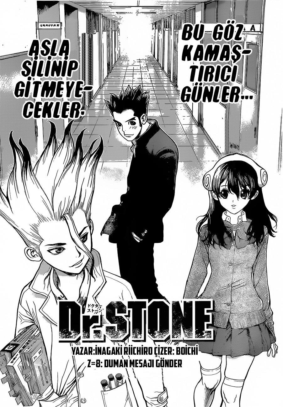 Dr. Stone mangasının 08 bölümünün 5. sayfasını okuyorsunuz.