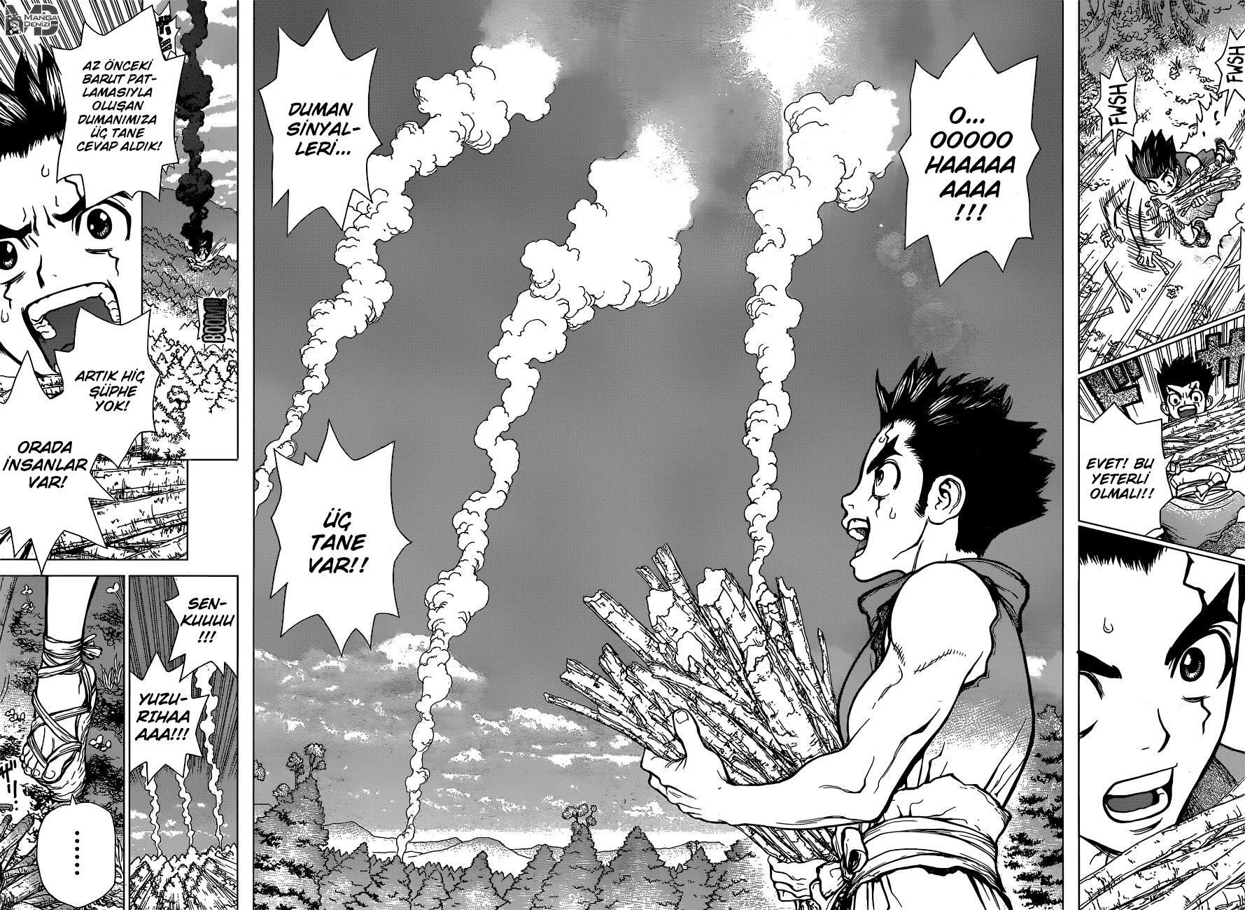 Dr. Stone mangasının 09 bölümünün 15. sayfasını okuyorsunuz.