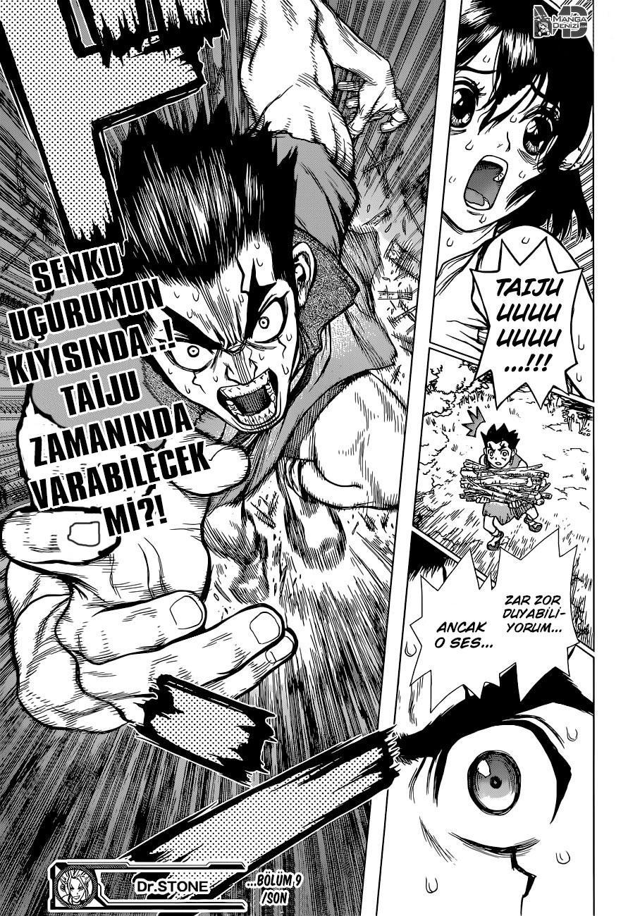 Dr. Stone mangasının 09 bölümünün 19. sayfasını okuyorsunuz.