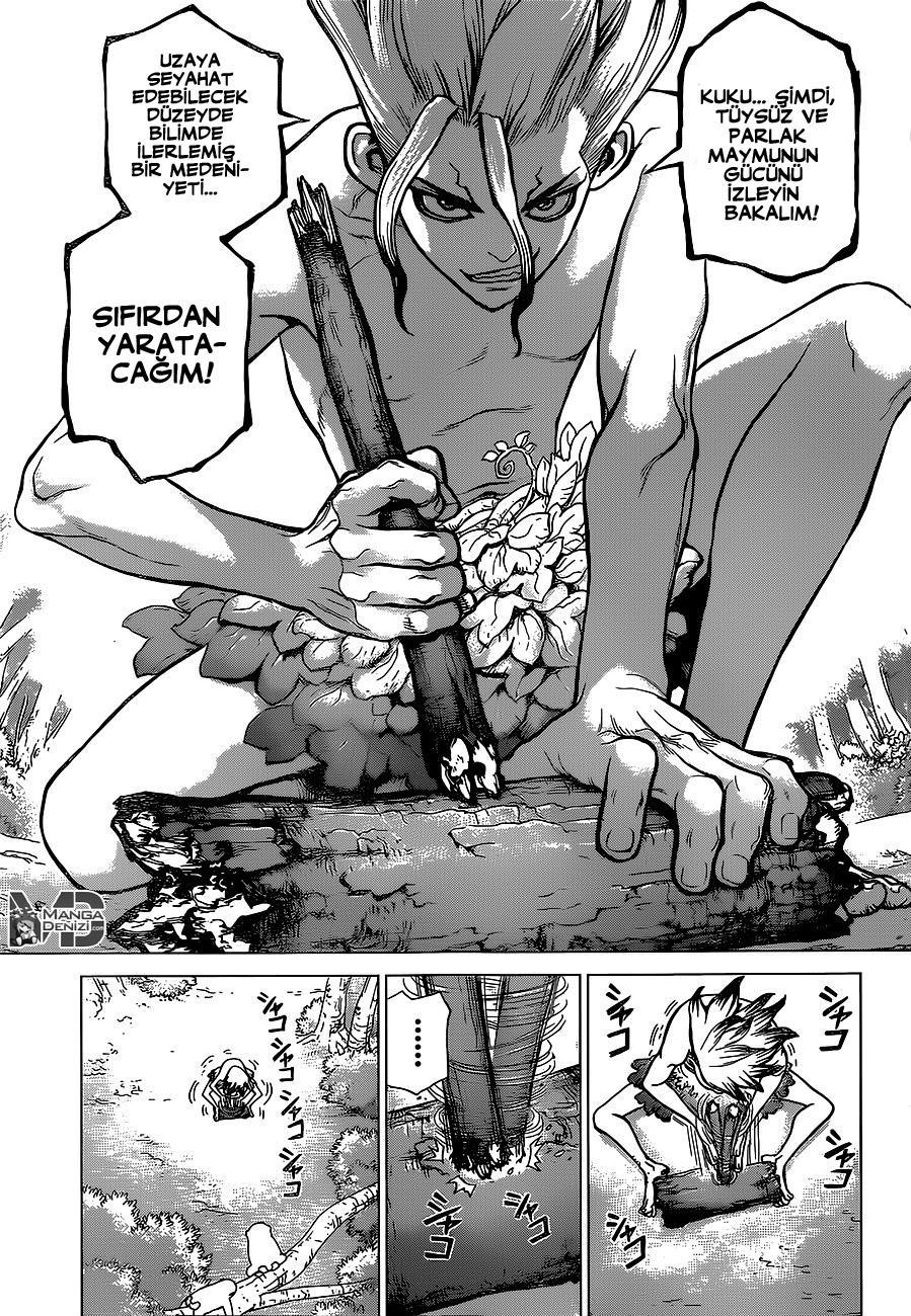 Dr. Stone mangasının 13 bölümünün 8. sayfasını okuyorsunuz.