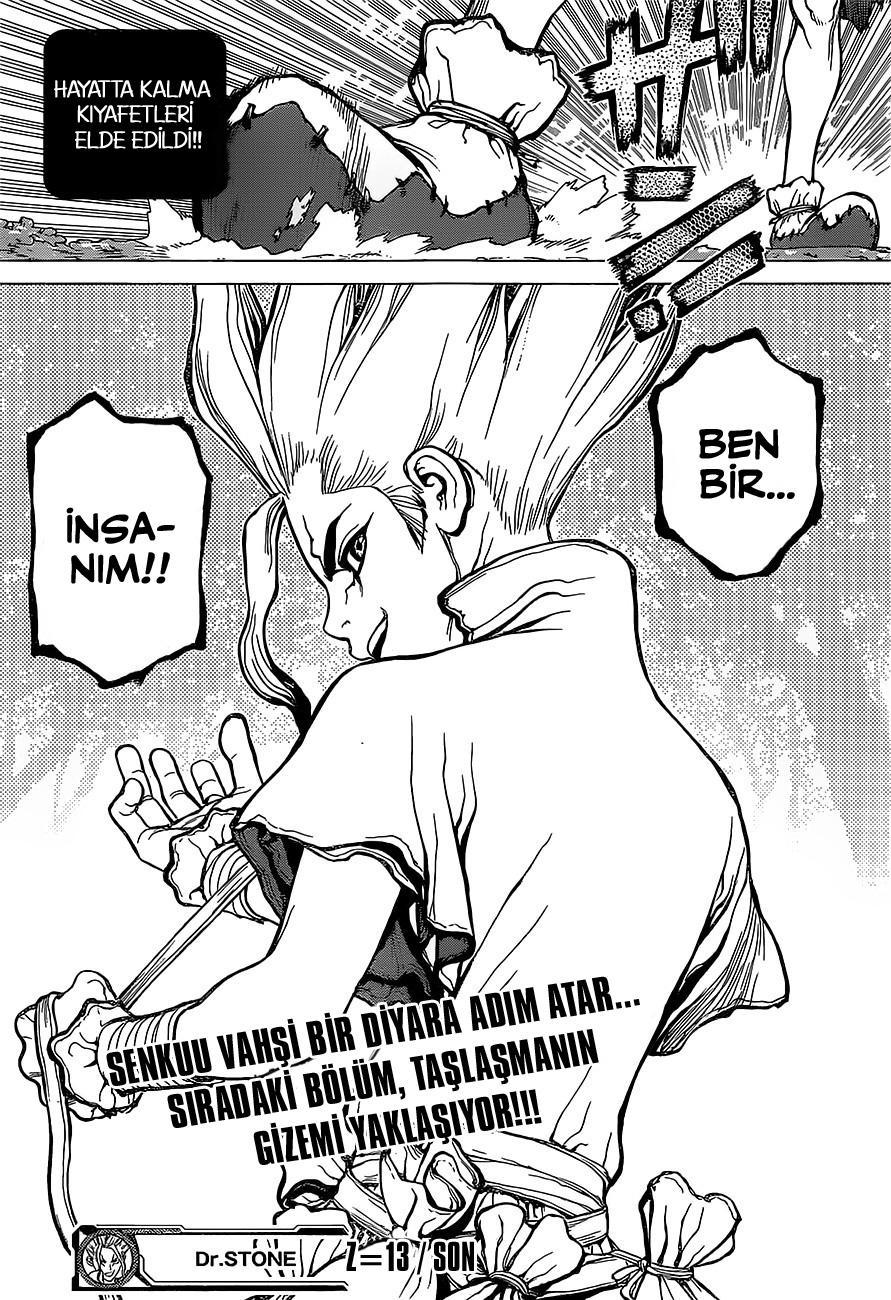 Dr. Stone mangasının 13 bölümünün 19. sayfasını okuyorsunuz.