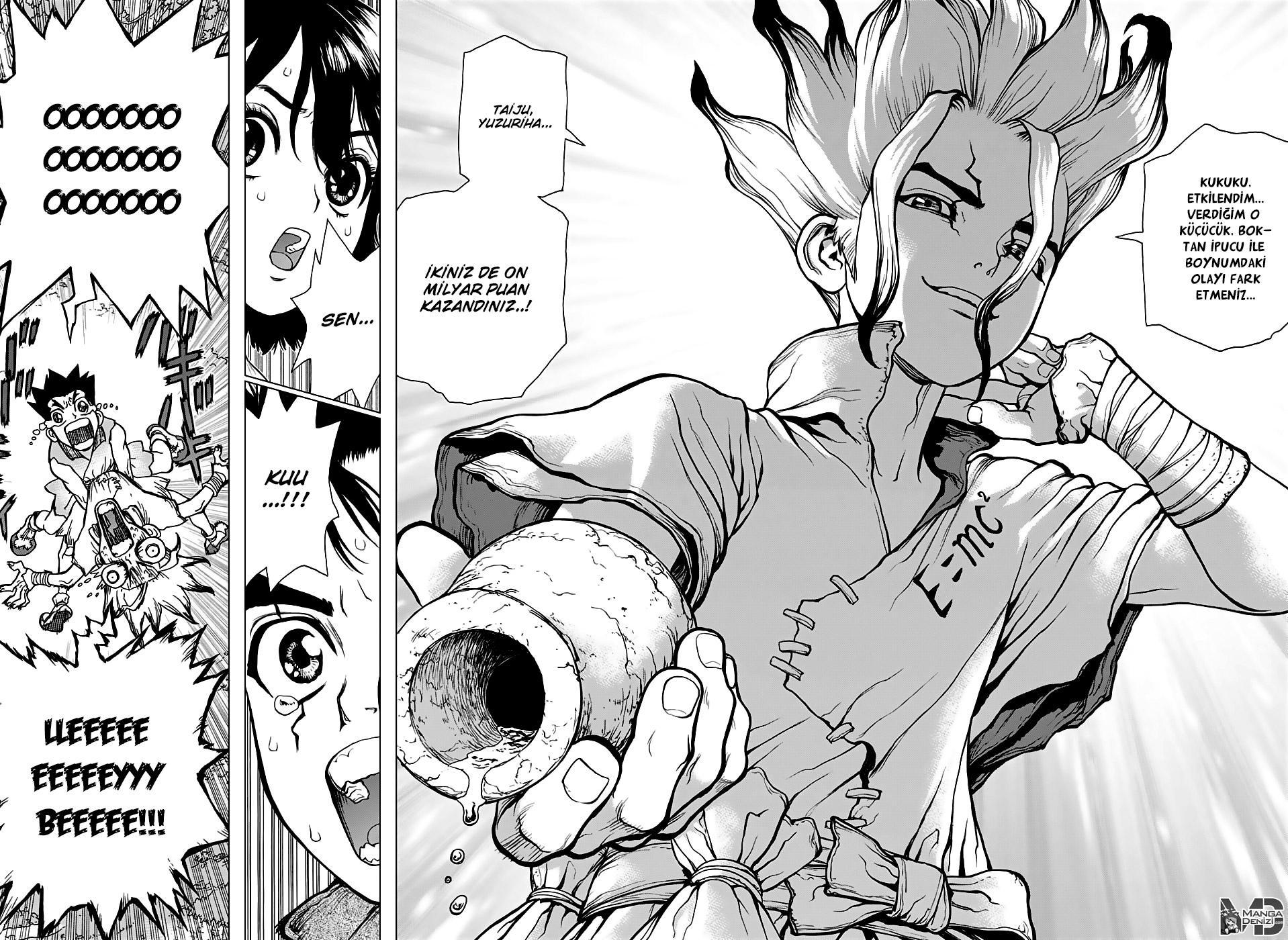 Dr. Stone mangasının 15 bölümünün 5. sayfasını okuyorsunuz.