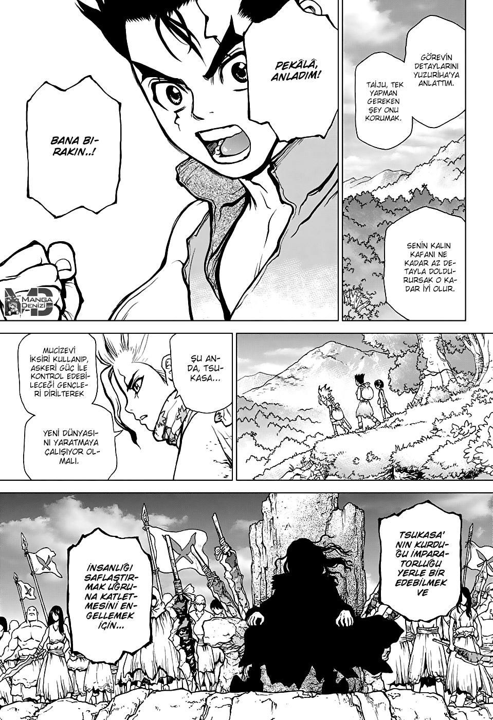 Dr. Stone mangasının 15 bölümünün 13. sayfasını okuyorsunuz.