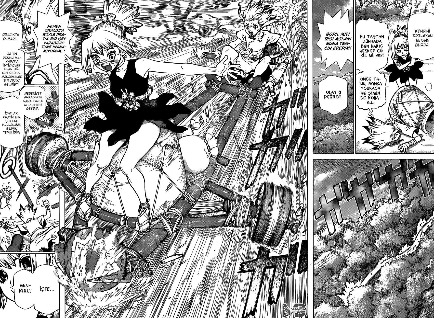 Dr. Stone mangasının 17 bölümünün 9. sayfasını okuyorsunuz.