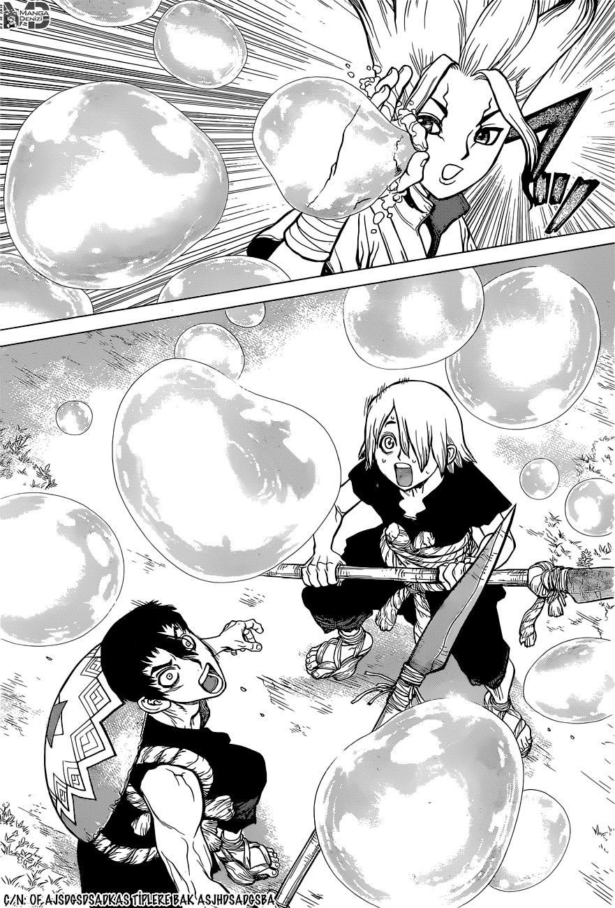 Dr. Stone mangasının 17 bölümünün 18. sayfasını okuyorsunuz.