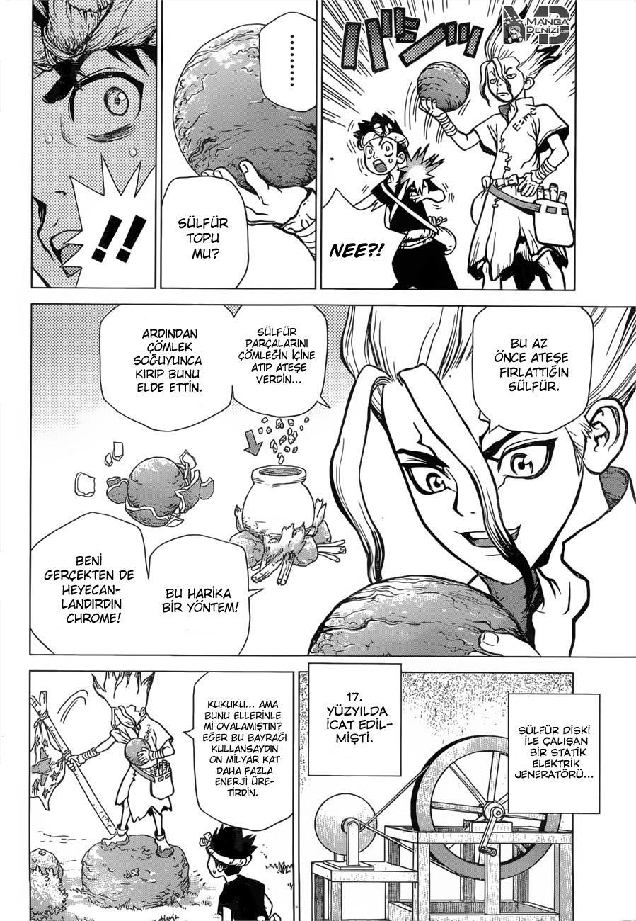 Dr. Stone mangasının 18 bölümünün 12. sayfasını okuyorsunuz.