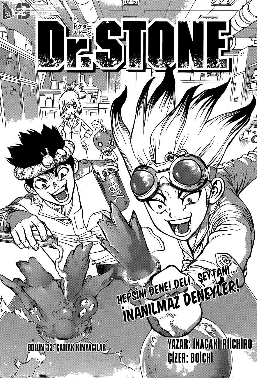 Dr. Stone mangasının 33 bölümünün 4. sayfasını okuyorsunuz.