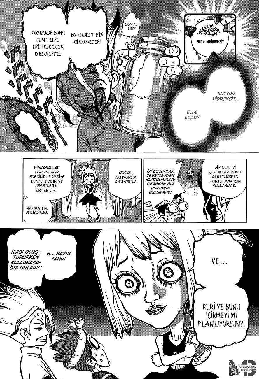 Dr. Stone mangasının 33 bölümünün 8. sayfasını okuyorsunuz.