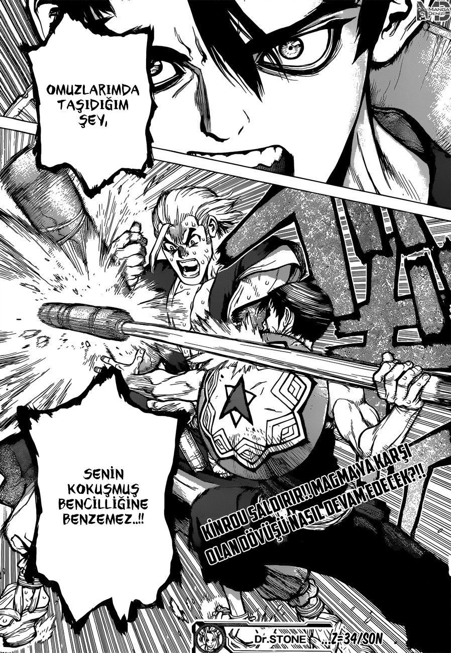 Dr. Stone mangasının 34 bölümünün 19. sayfasını okuyorsunuz.