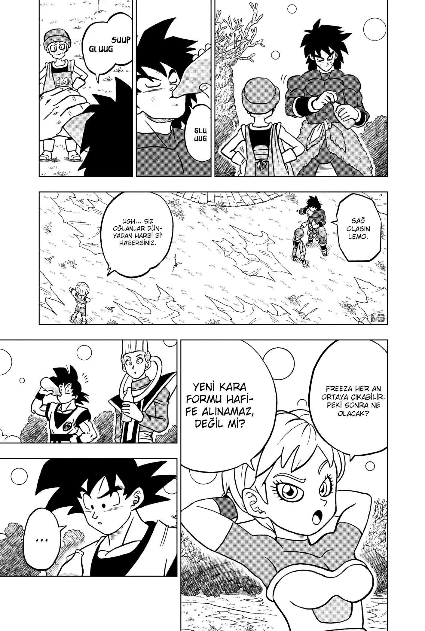 Dragon Ball Super mangasının 101 bölümünün 34. sayfasını okuyorsunuz.