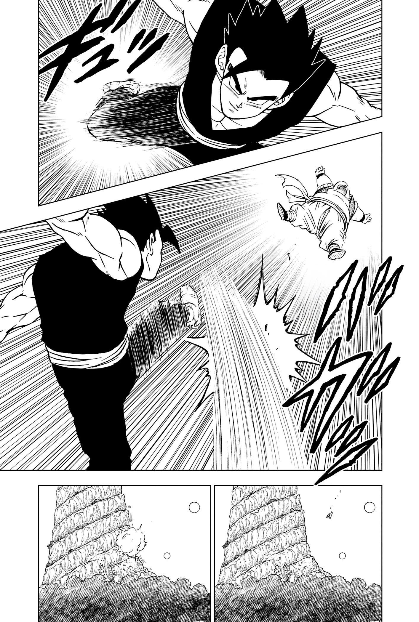 Dragon Ball Super mangasının 102 bölümünün 34. sayfasını okuyorsunuz.