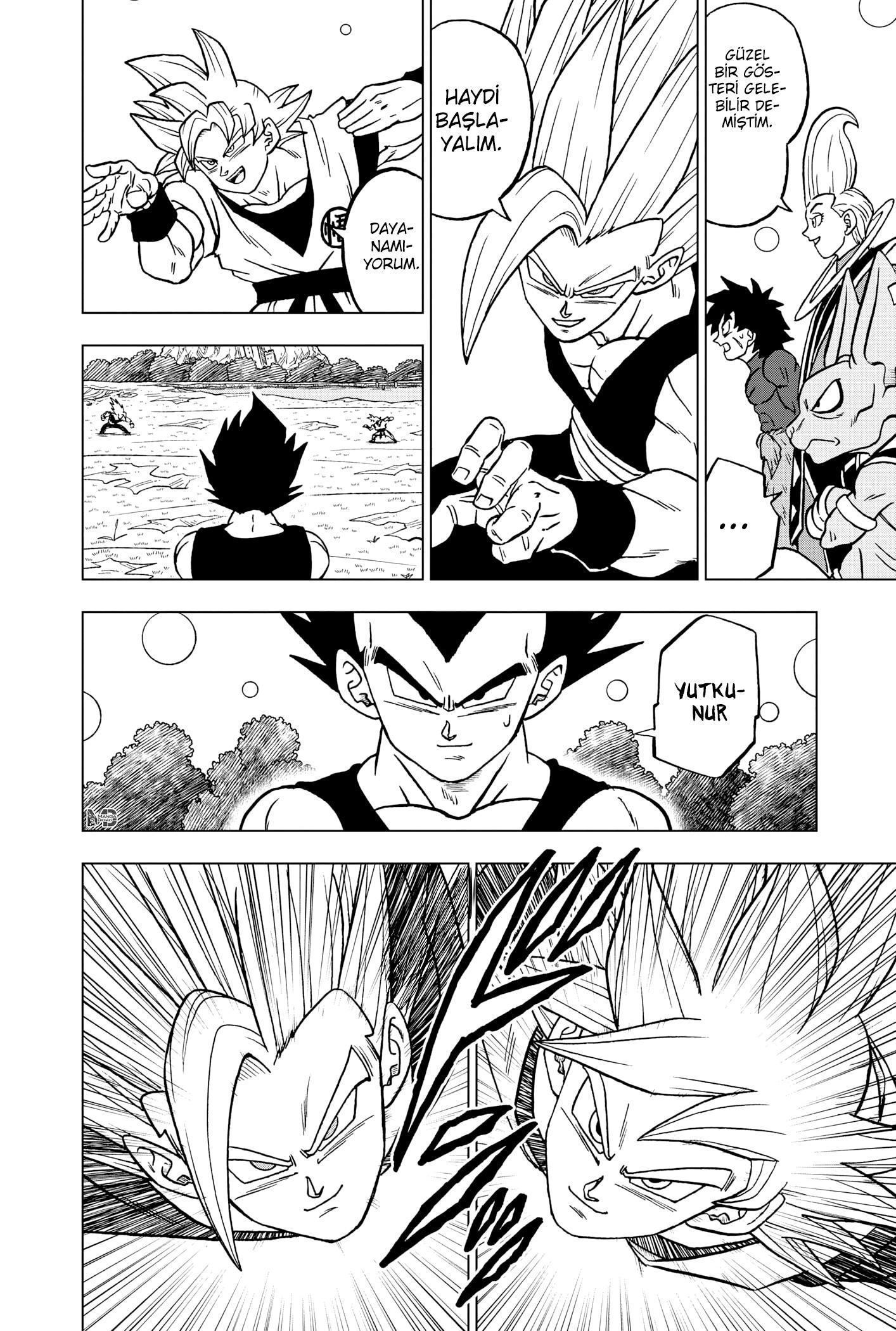 Dragon Ball Super mangasının 102 bölümünün 39. sayfasını okuyorsunuz.