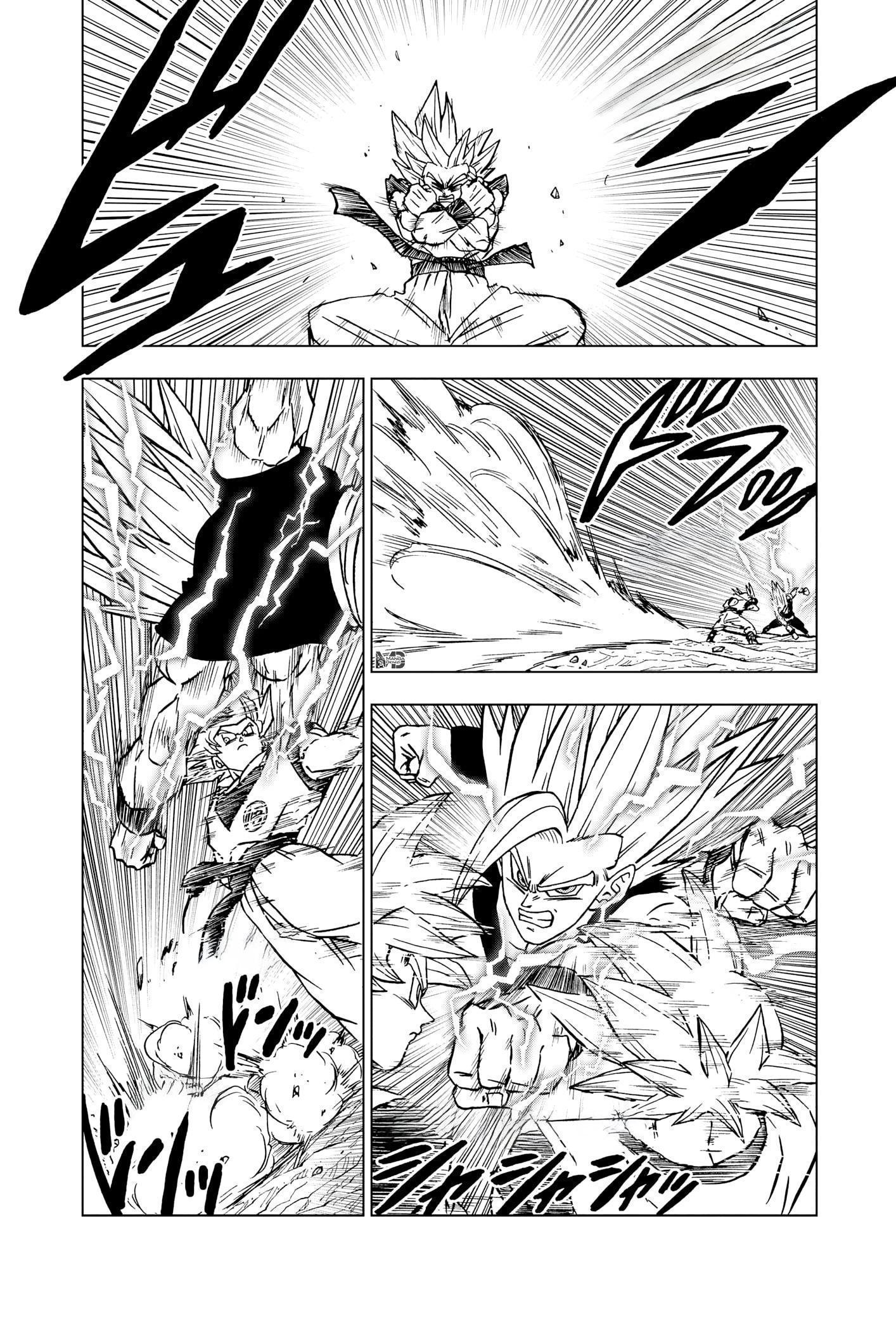 Dragon Ball Super mangasının 103 bölümünün 16. sayfasını okuyorsunuz.