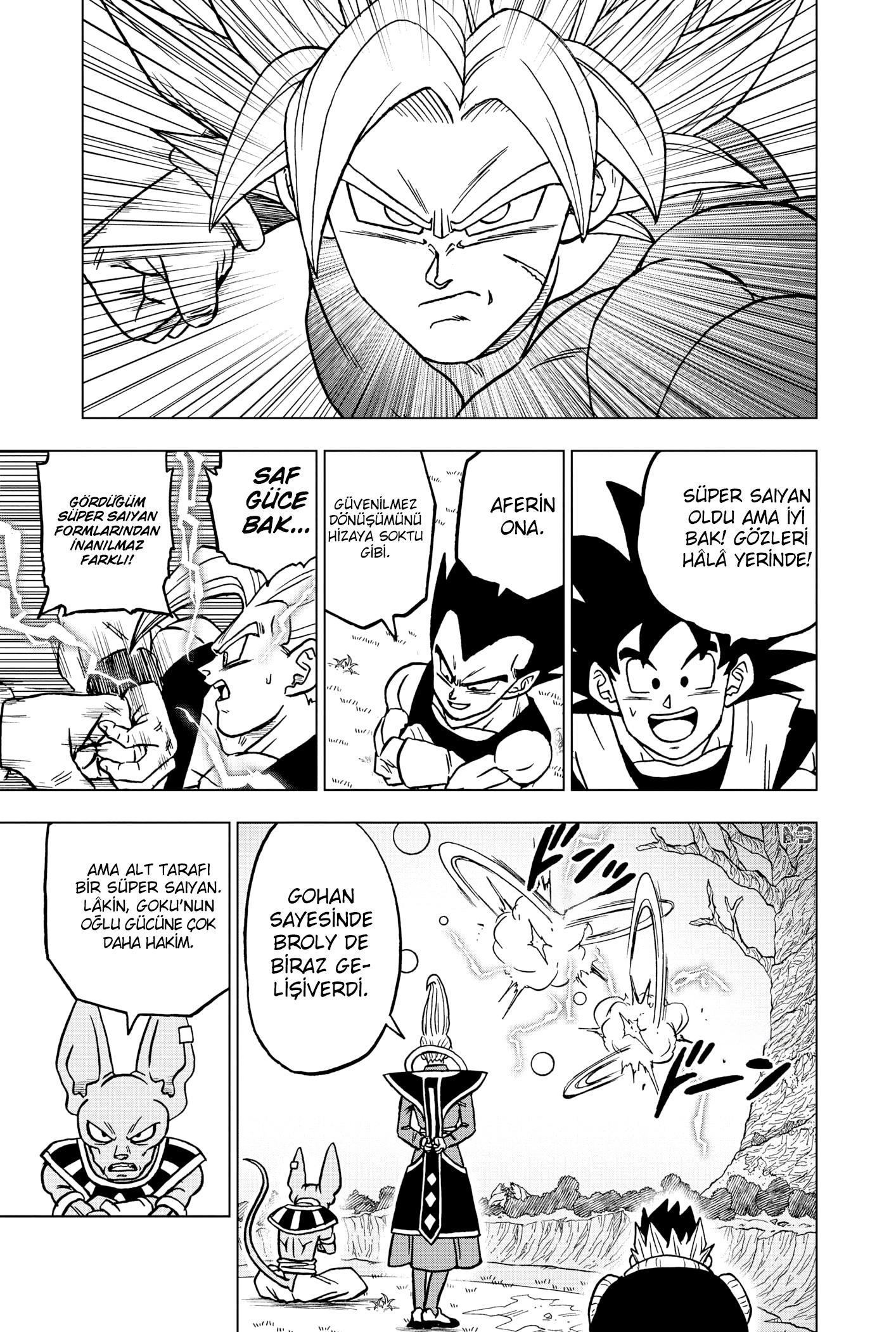 Dragon Ball Super mangasının 103 bölümünün 31. sayfasını okuyorsunuz.