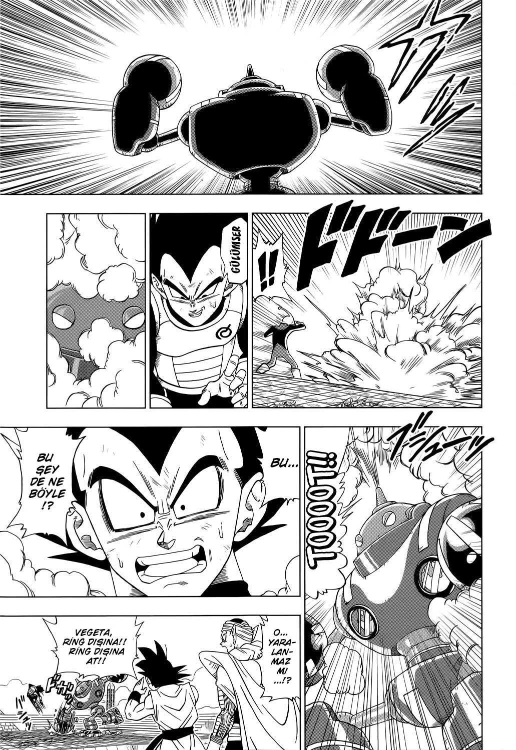 Dragon Ball Super mangasının 11 bölümünün 14. sayfasını okuyorsunuz.