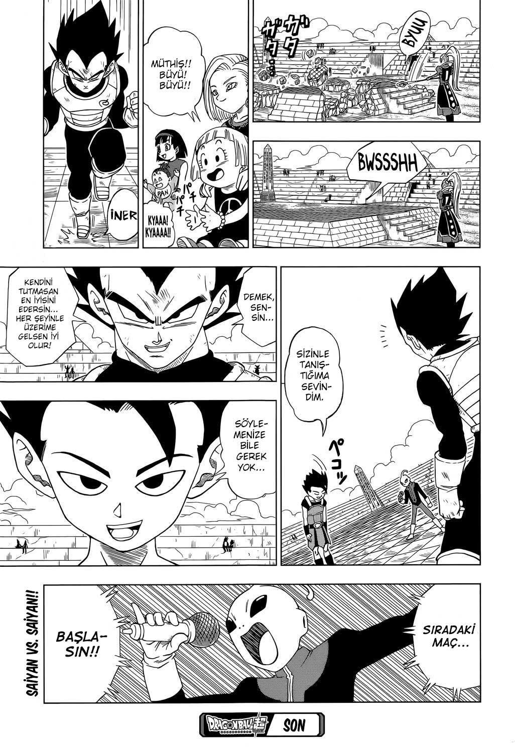 Dragon Ball Super mangasının 11 bölümünün 22. sayfasını okuyorsunuz.
