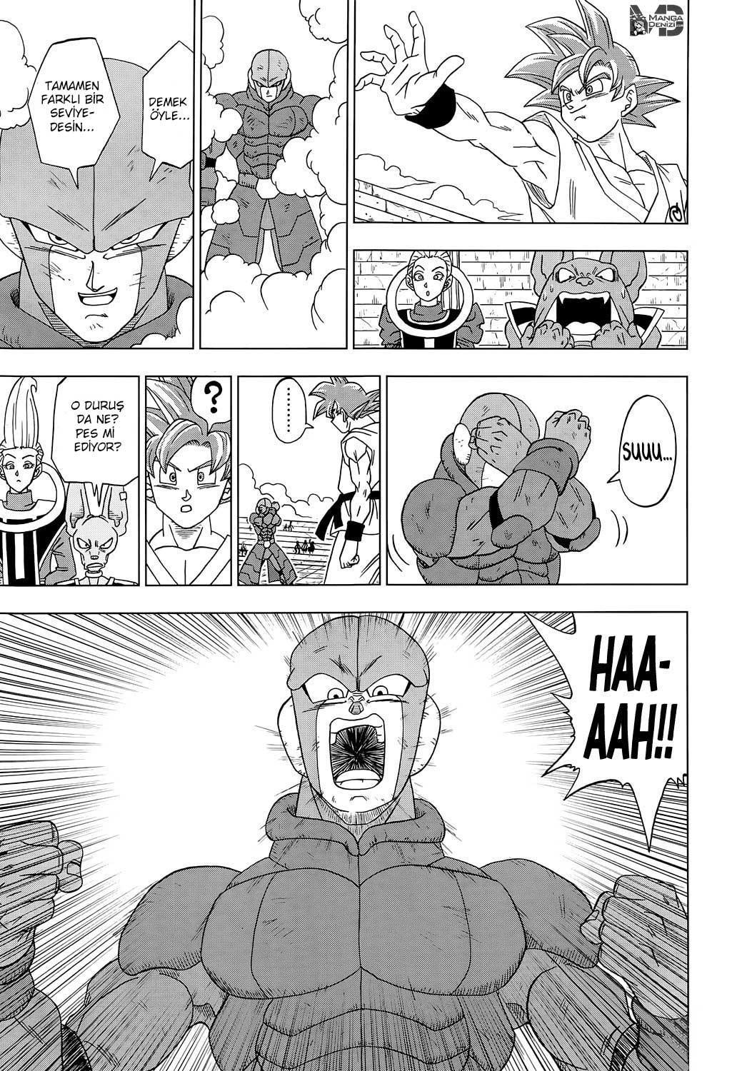 Dragon Ball Super mangasının 13 bölümünün 20. sayfasını okuyorsunuz.