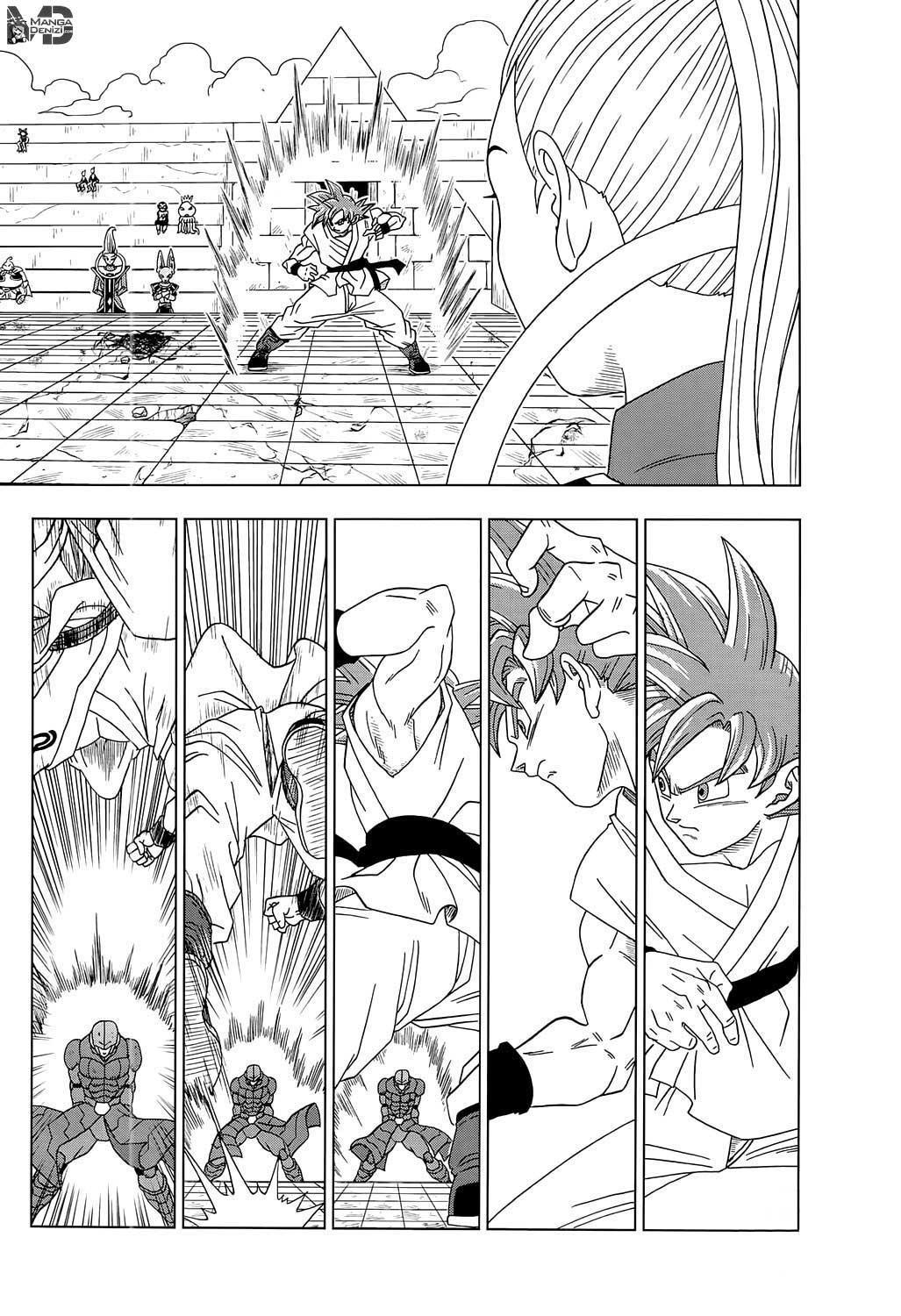 Dragon Ball Super mangasının 13 bölümünün 23. sayfasını okuyorsunuz.