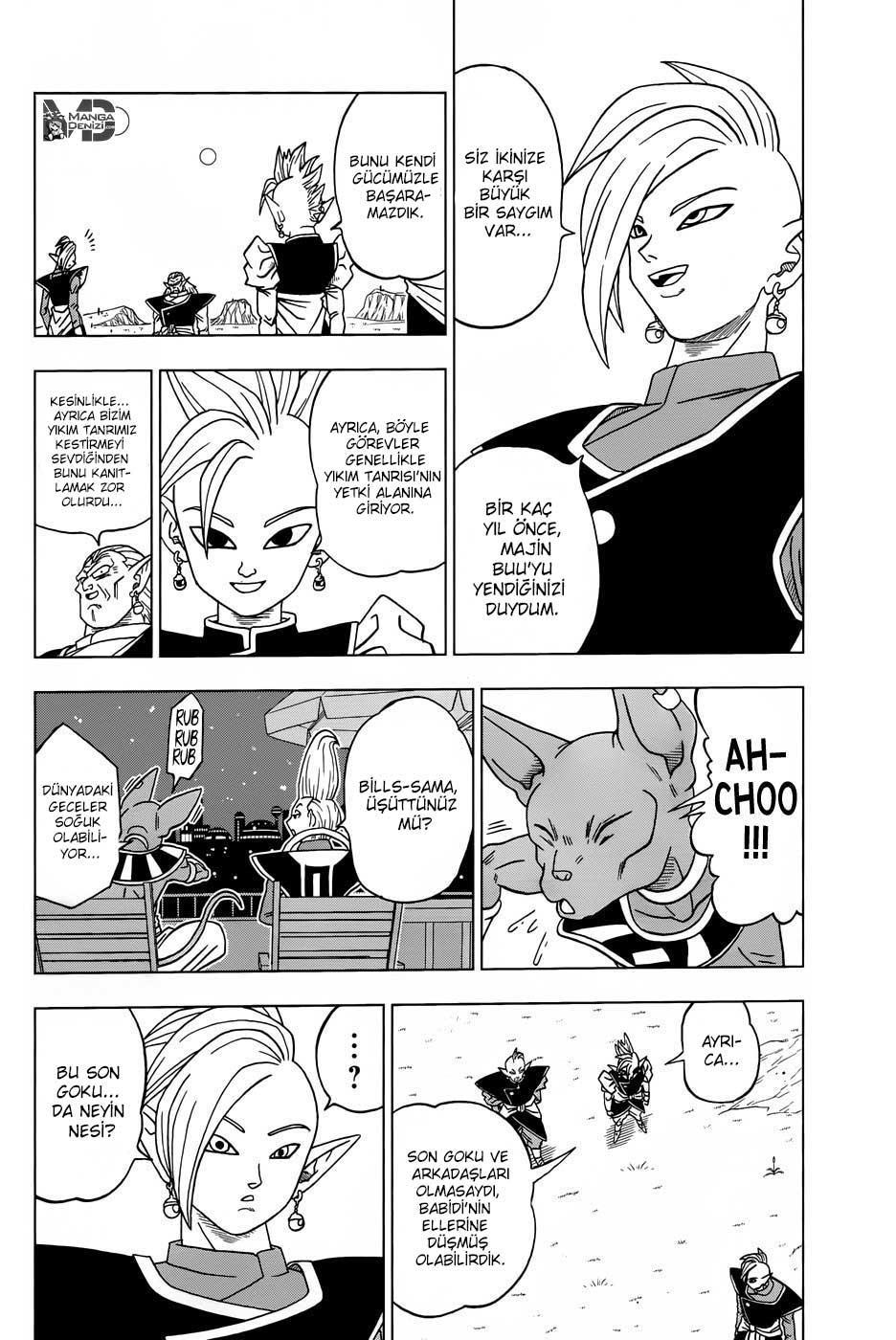 Dragon Ball Super mangasının 16 bölümünün 35. sayfasını okuyorsunuz.