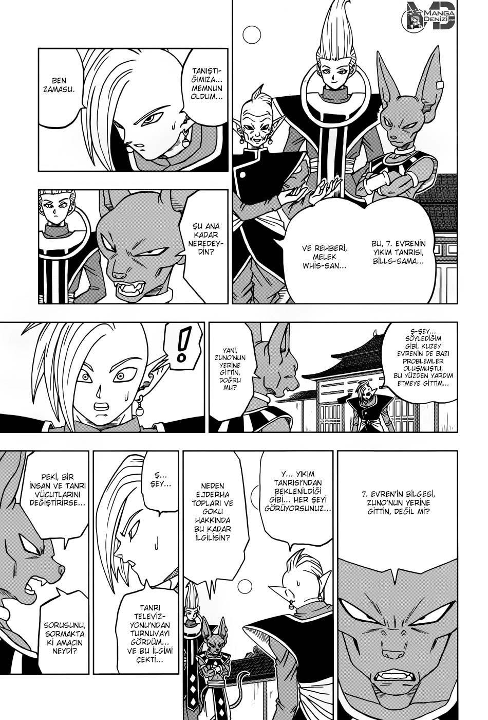 Dragon Ball Super mangasının 19 bölümünün 20. sayfasını okuyorsunuz.