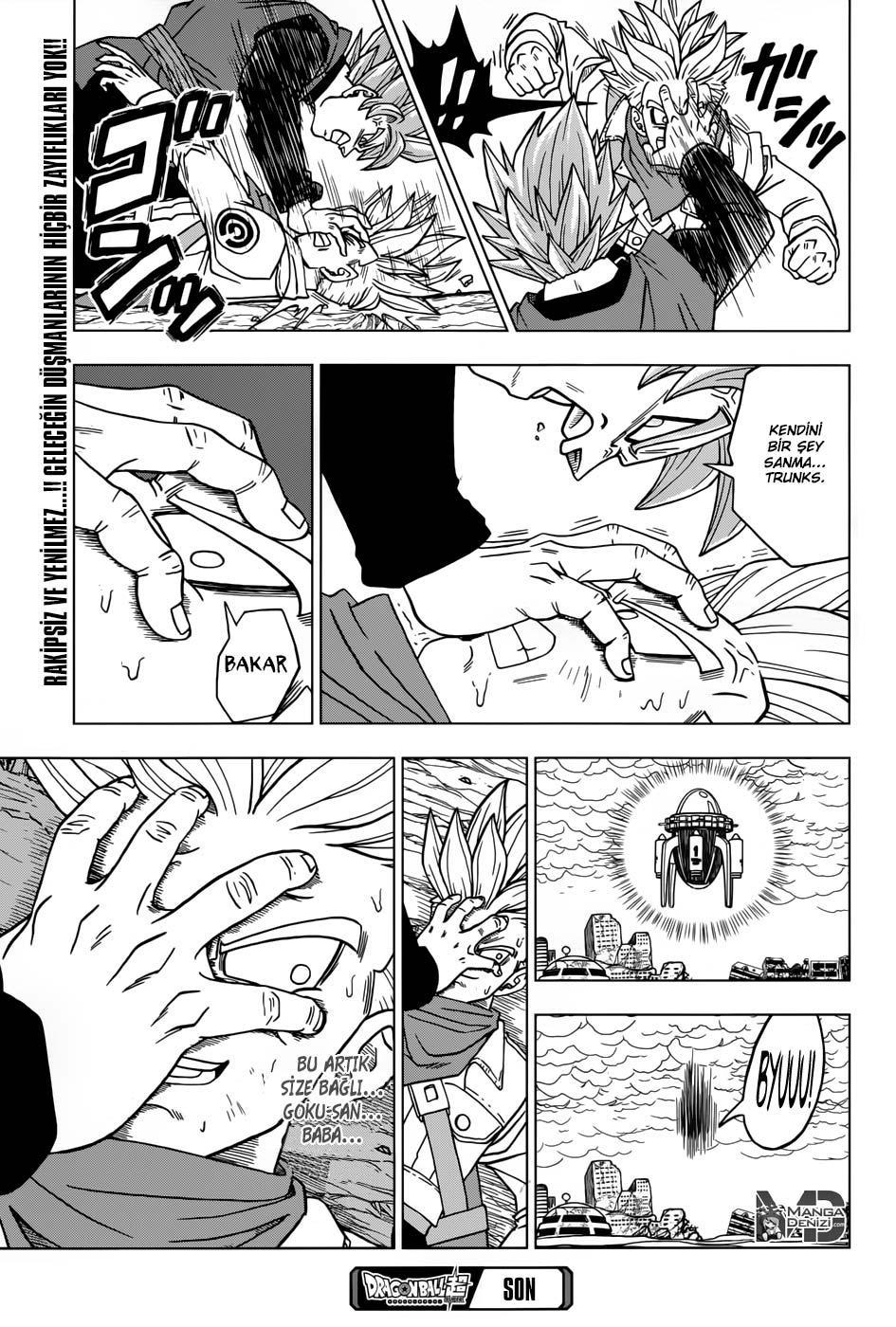 Dragon Ball Super mangasının 20 bölümünün 40. sayfasını okuyorsunuz.