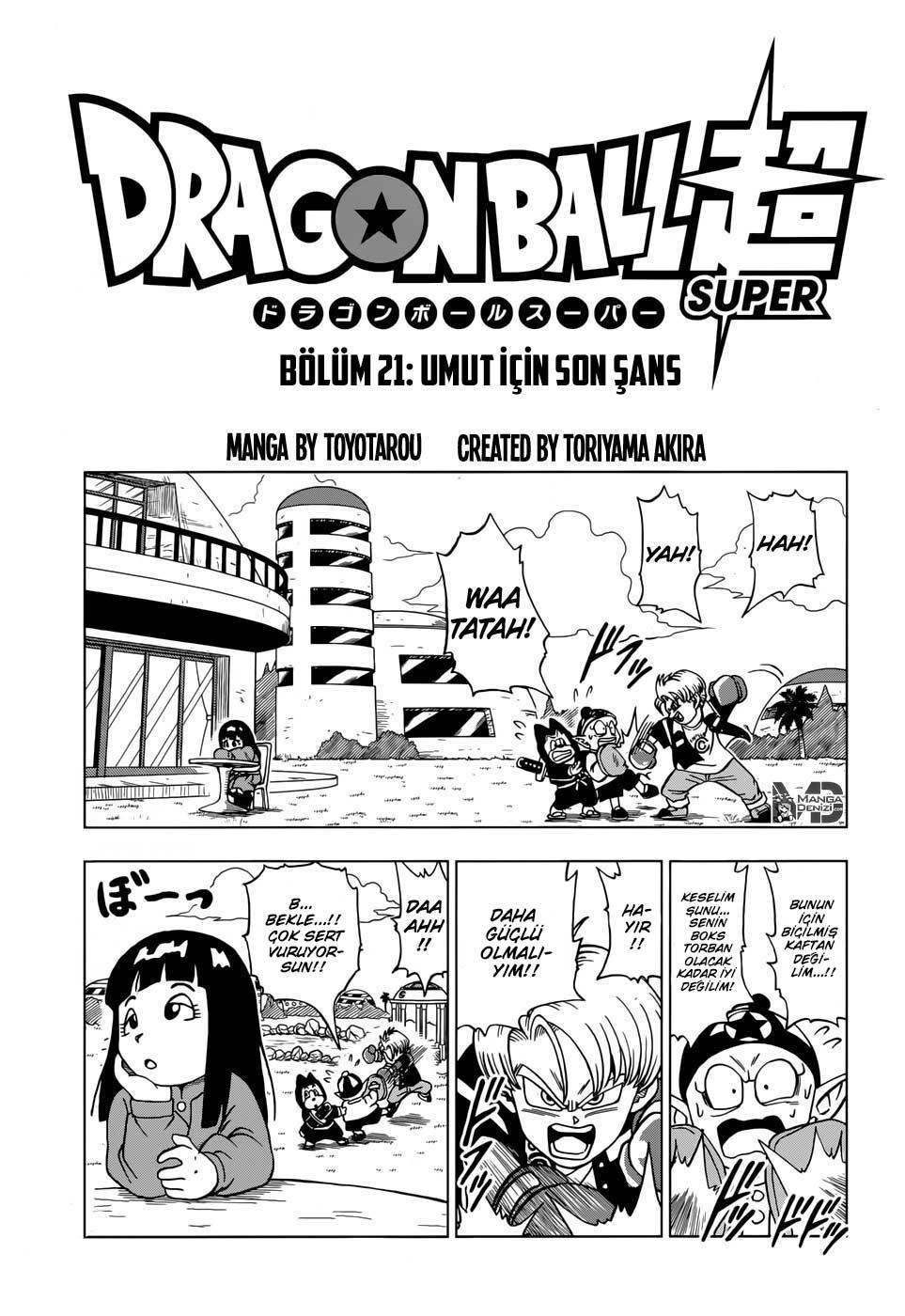 Dragon Ball Super mangasının 21 bölümünün 2. sayfasını okuyorsunuz.