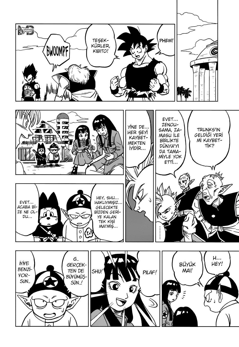 Dragon Ball Super mangasının 26 bölümünün 28. sayfasını okuyorsunuz.