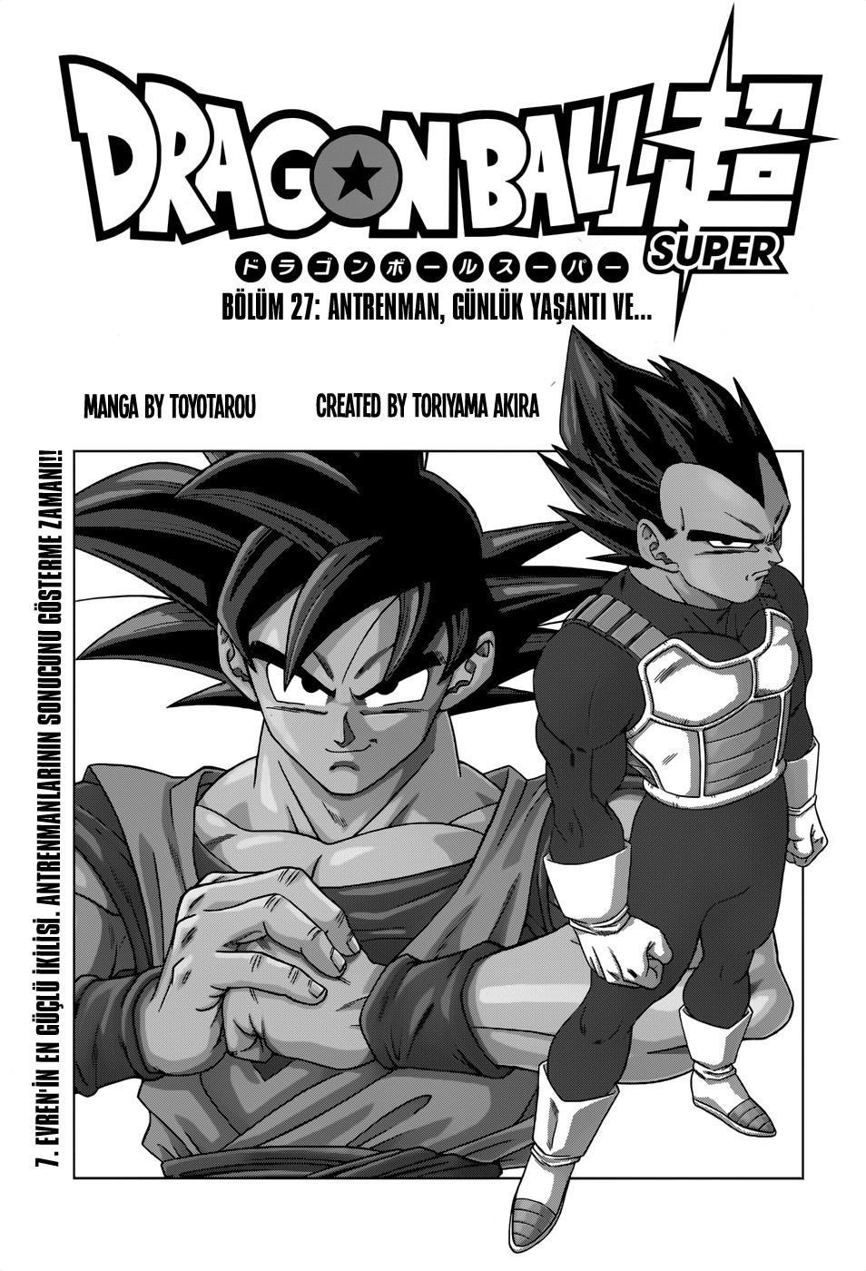 Dragon Ball Super mangasının 27 bölümünün 2. sayfasını okuyorsunuz.