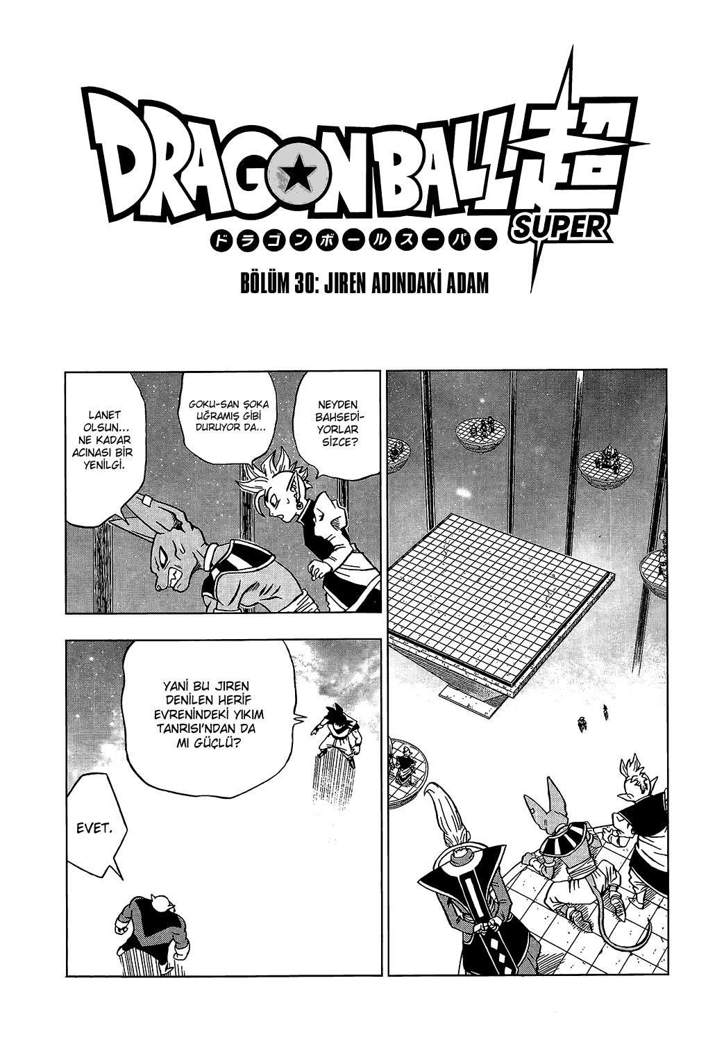 Dragon Ball Super mangasının 30 bölümünün 2. sayfasını okuyorsunuz.